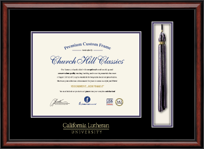 California Lutheran University diploma frame - Tassel & Cord Diploma Frame in Southport