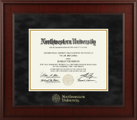 Northwestern University diploma frame - Gold Embossed Diploma Frame in Jefferson