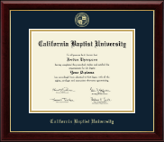 California Baptist University Gold Embossed Diploma Frame in Gallery