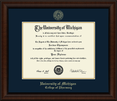 University of Michigan diploma frame - Gold Embossed Diploma Frame in Lenox