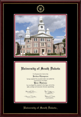 University of South Dakota diploma frame - Campus Scene Diploma Frame in Galleria