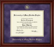 University of Mary Hardin-Baylor diploma frame - Masterpiece Medallion Diploma Frame in Cambridge