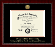 Oregon State University diploma frame - Gold Engraved Medallion Diploma Frame in Sutton
