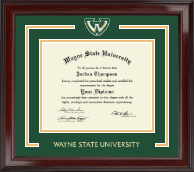 Wayne State University Spirit Medallion Diploma Frame in Encore