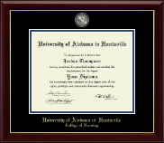 The University of Alabama Huntsville diploma frame - Masterpiece Medallion Diploma Frame in Gallery