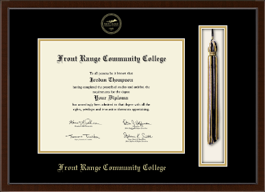 Front Range Community College diploma frame - Tassel & Cord Diploma Frame in Delta