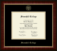 Stonehill College Gold Embossed Diploma Frame in Murano