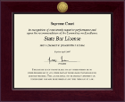 Commonwealth of Massachusetts certificate frame - Century Gold Engraved Certificate Frame in Cordova