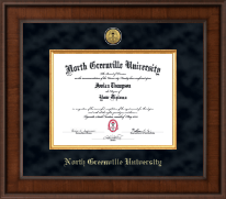 North Greenville University diploma frame - Presidential Gold Engraved Diploma Frame in Madison