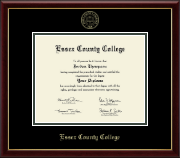 Essex County College diploma frame - Gold Embossed Diploma Frame in Galleria