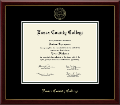 Essex County College diploma frame - Gold Embossed Diploma Frame in Galleria