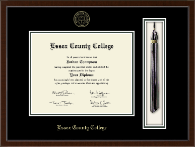 Essex County College diploma frame - Tassel & Cord Diploma Frame in Delta