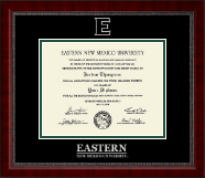 Eastern New Mexico University Silver Embossed Diploma Frame in Sutton