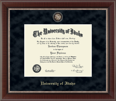 University of Idaho diploma frame - Regal Edition Diploma Frame in Chateau