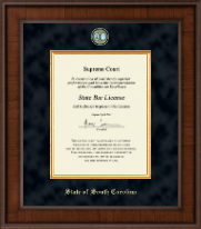 State of South Carolina certificate frame - Presidential Masterpiece Certificate Frame in Madison