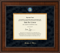 State of Ohio certificate frame - Presidential Masterpiece Certificate Frame in Madison