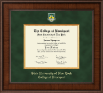 The State University of New York College at Brockport Presidential Masterpiece Diploma Frame in Madison
