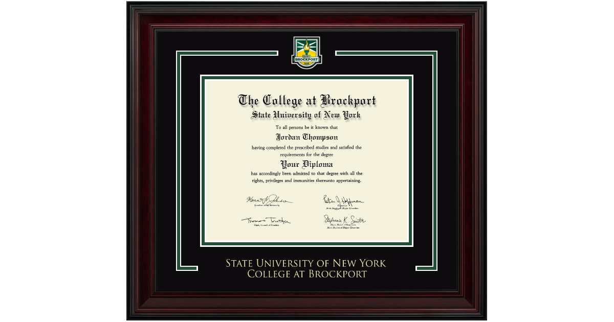 Showcase Edition Diploma Frame in Encore The State University of New ...