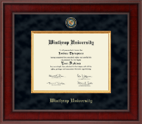 Winthrop University Presidential Masterpiece Diploma Frame in Jefferson