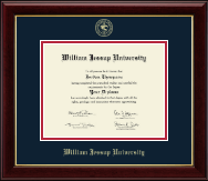 William Jessup University Gold Embossed Diploma Frame in Gallery