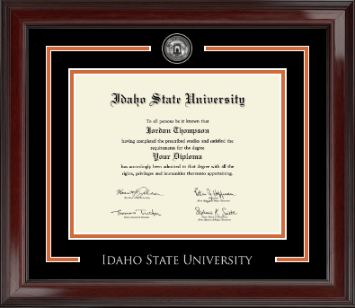 Idaho State University diploma frame - Showcase Edition Diploma Frame in Encore