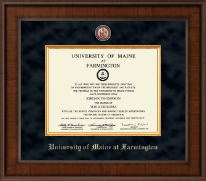 University of Maine Farmington Presidential Masterpiece Diploma Frame in Madison