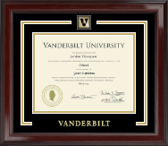 Vanderbilt University Showcase Edition Diploma Frame in Encore