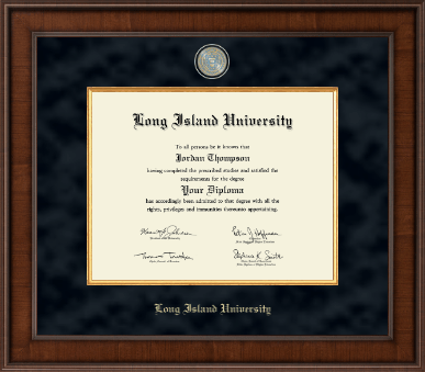 Long Island University Post diploma frame - Presidential Masterpiece Diploma Frame in Madison