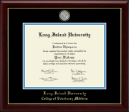 Long Island University Post diploma frame - Masterpiece Medallion Diploma Frame in Gallery