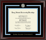 Long Island University Post diploma frame - Showcase Edition Diploma Frame in Encore