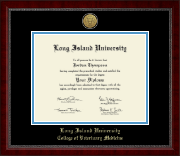 Long Island University Post diploma frame - Gold Engraved Medallion Diploma Frame in Sutton