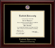 Linfield University Masterpiece Medallion Diploma Frame in Gallery