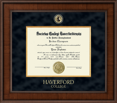 Haverford College diploma frame - Presidential Masterpiece Diploma Frame in Madison