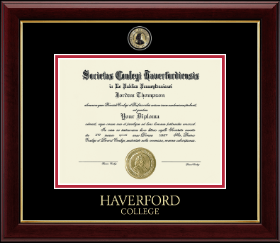 Haverford College diploma frame - Masterpiece Medallion Diploma Frame in Gallery