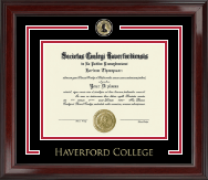 Haverford College Showcase Edition Diploma Frame in Encore