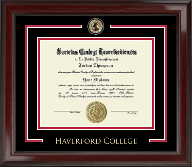 Haverford College diploma frame - Showcase Edition Diploma Frame in Encore