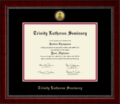 Capital University diploma frame - Gold Engraved Medallion Diploma Frame in Sutton