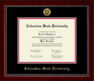 Columbus State University diploma frame - Gold Engraved Medallion Diploma Frame in Sutton