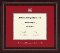Indiana Wesleyan University  Presidential Masterpiece Diploma Frame in Premier