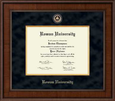 Rowan University diploma frame - Presidential Masterpiece Diploma Frame in Madison