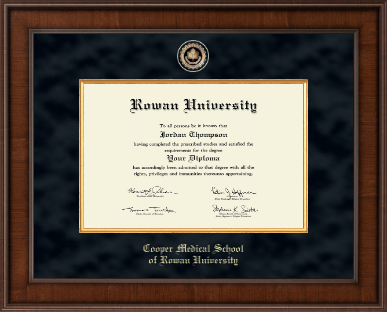 Rowan University diploma frame - Presidential Masterpiece Diploma Frame in Madison