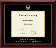 Rowan University diploma frame - Masterpiece Medallion Diploma Frame in Gallery