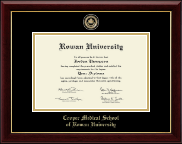 Rowan University diploma frame - Masterpiece Medallion Diploma Frame in Gallery