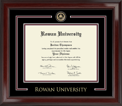 Rowan University diploma frame - Showcase Edition Diploma Frame in Encore