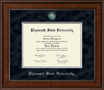 Plymouth State University Presidential Masterpiece Diploma Frame in Madison