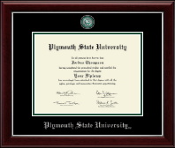 Plymouth State University Masterpiece Medallion Diploma Frame in Gallery Silver