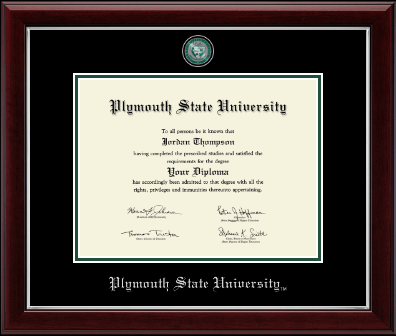 Plymouth State University diploma frame - Masterpiece Medallion Diploma Frame in Gallery Silver