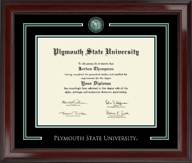 Plymouth State University diploma frame - Showcase Edition Diploma Frame in Encore