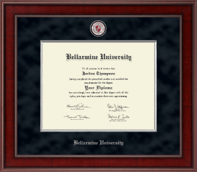 Bellarmine University diploma frame - Presidential Masterpiece Diploma Frame in Jefferson