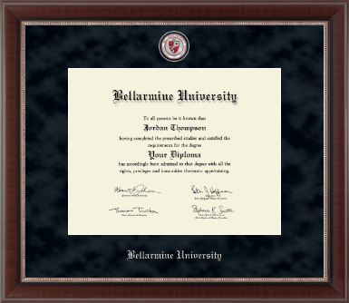 Bellarmine University diploma frame - Regal Edition Diploma Frame in Chateau